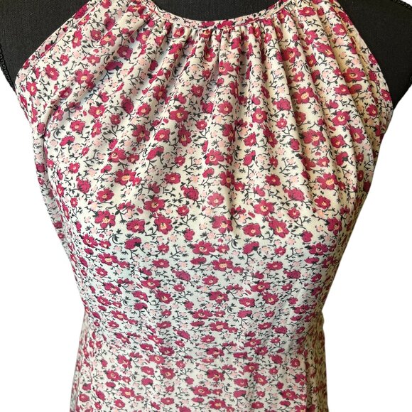 NWT NASTY GAL Give it a Grow Floral Halter Neck Front Slits Maxi Dress (Sz8) - Picture 2 of 5